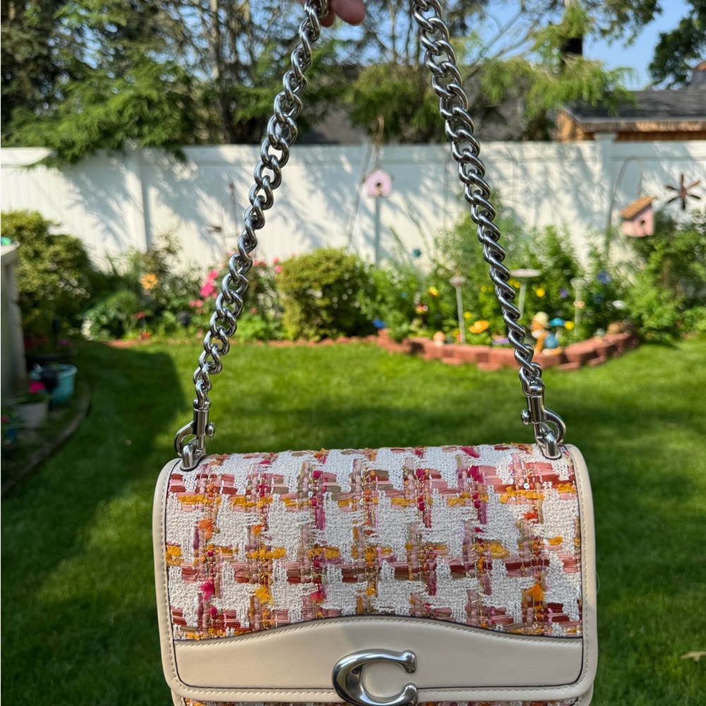 Coach Tweed Bandit Shoulder Bag CP153 - Picture 8 of 15